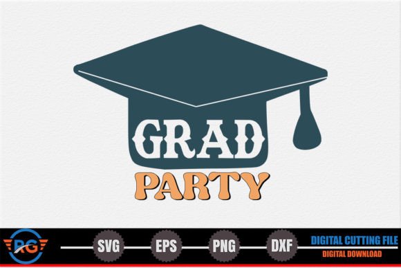 Grad Party – Senior 2023 Retro SVG