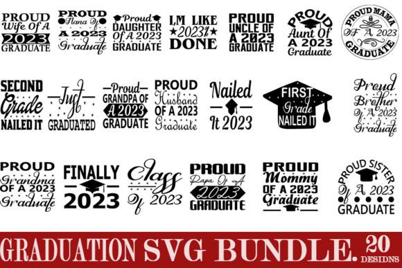 Graduation Svg Bundle: Graphics and Crafts in One