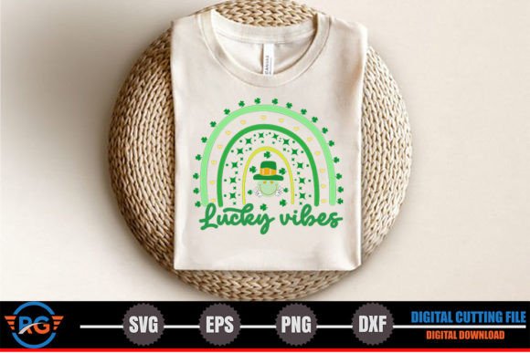 Lucky Vibes – St. Patrick’s Day Retro SVG