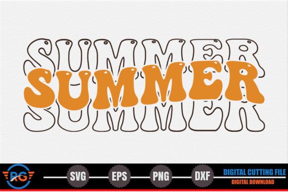 Summer – Retro Summer SVG for Graphics and Crafts