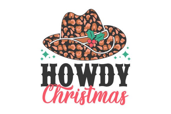 Western Christmas Retro SVG Sublimation Graphics